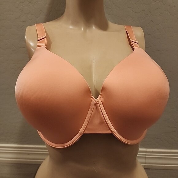 Soma Bra 38DDD Orange Underwire Vanishing 360 Perfect Coverage Lined - Picture 1 of 3